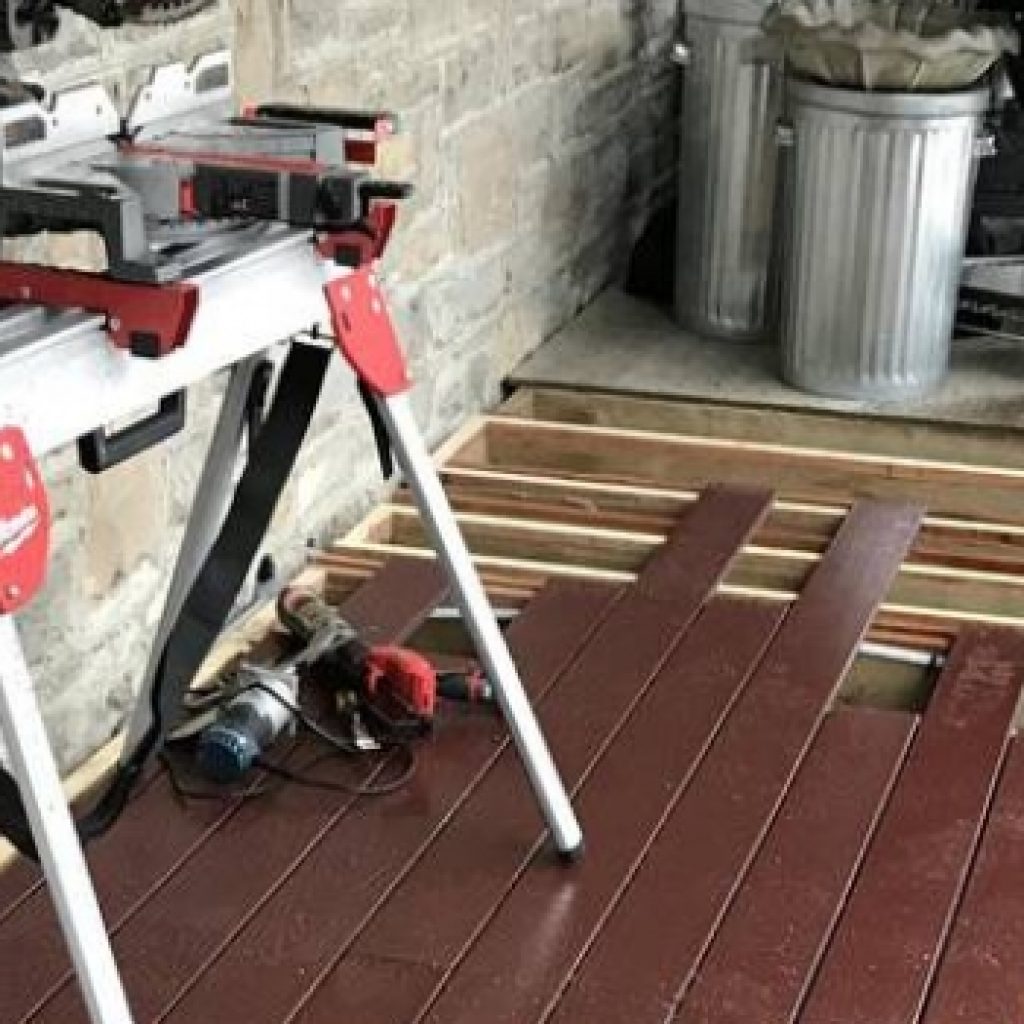 Removing tree sap, resurfacing a wood deck, building on bedrock