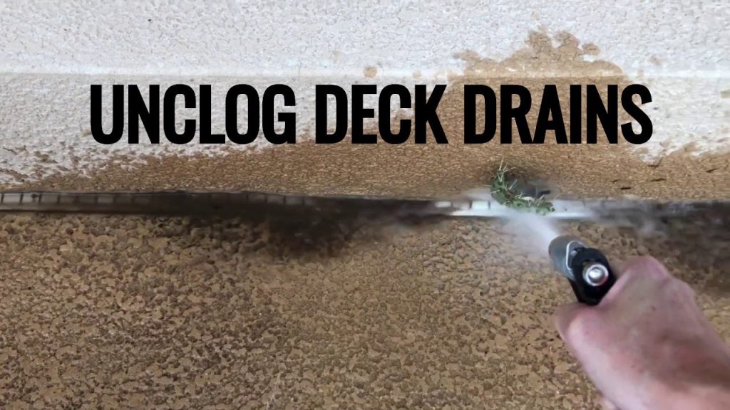 How to Clean Pool Deck Drains